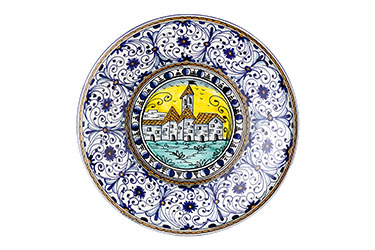 Round wall plate