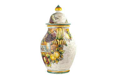 Tall jar with cover